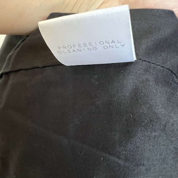 Sandy Dalal Vtg Leather Jacket Mens Sz 48 US M Black Full Zip Pockets - Picture 8 of 9